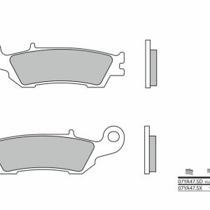 BREMBO Pastillas de Freno Off-Road Metal Sinterizado – 07YA47SD