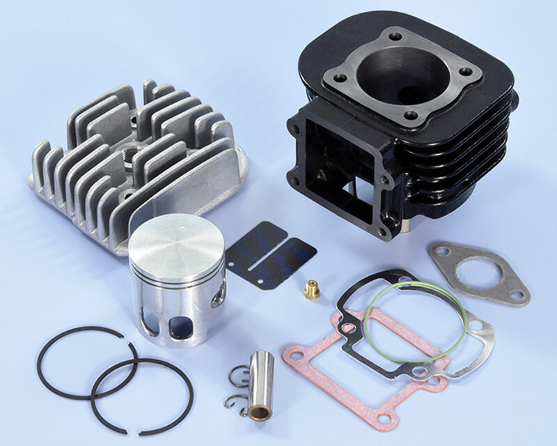 Kit de cilindro completo POLINI hierro Ø47mm (bulón Ø12mm) – Yamaha / Minarelli - Imagen 2