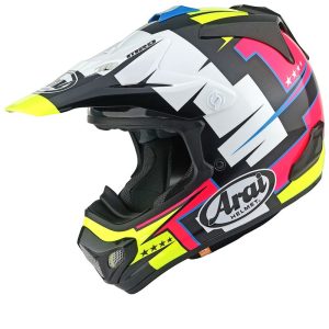Casco ARAI MX-V EVO Battle Amarillo