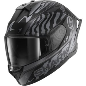 CASCO SHARK SKWAL CUP SKWAL CUP SPEED-FANCY Mat Black Anthracite Silver