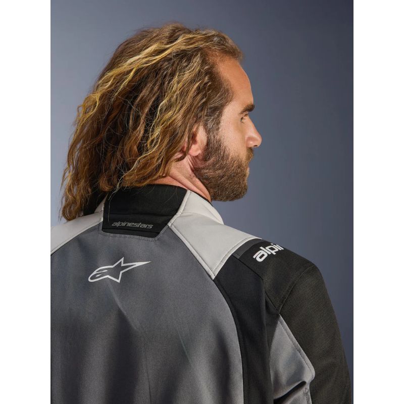 CHAQUETA ALPINESTARS ANDES V4 DRYSTAR DK GRAY ICE GRAY BK YLLW FLUO - Imagen 5