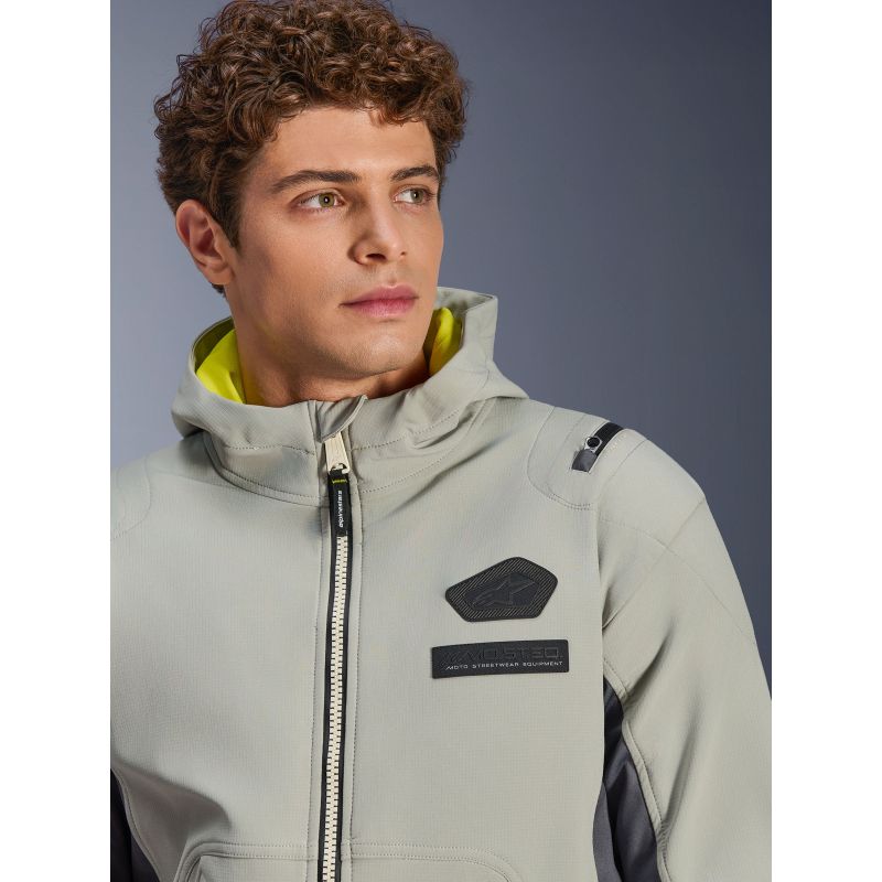 CHAQUETA ALPINESTARS IMPERMEABLE MOBLAST WP IRON GRAY DARK SAGE - Imagen 4