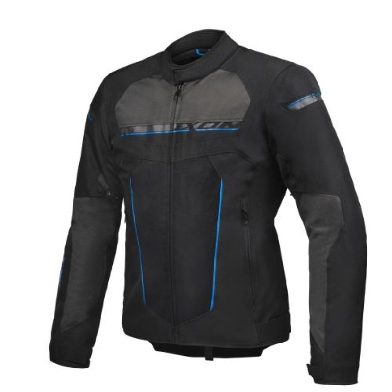 Chaqueta IXON T-REX BLACK GREY BLUE - Imagen 2