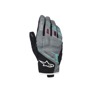 Guantes Alpinestars STELLA MOBLAST WP FUR GRAY BLACK PINK FLUO